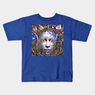 Face in abstract Kids T-Shirt